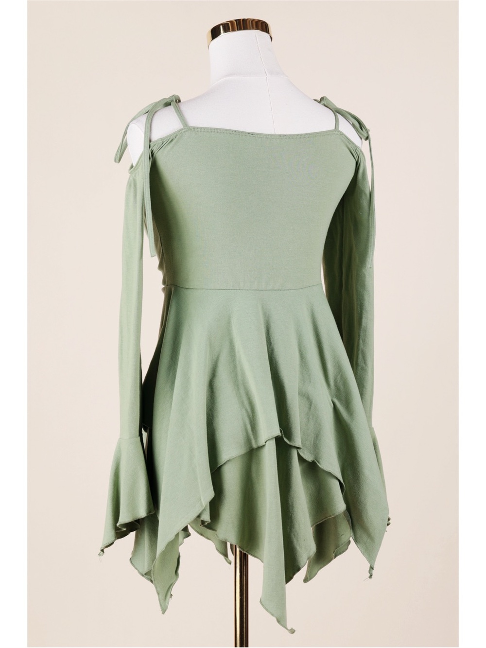 Sz L Dolls Kill Current Mood F Is For Fairies Off-Shoulder Fairycore Mini Dress - Picture 3 of 7